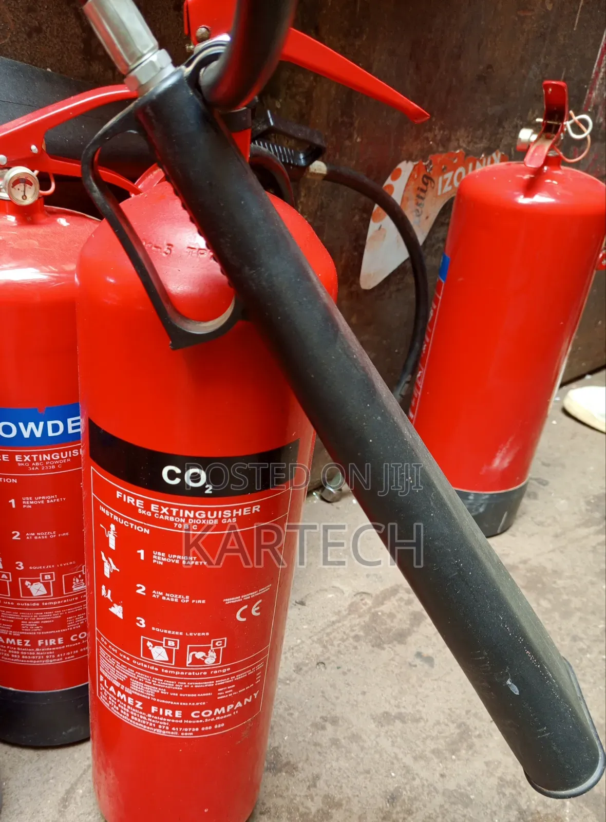5kg Co2 Fire Extinguisher – Non-residue Fire Protection