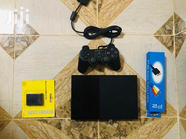 Chipped Playstation 2 With 10 Games - main view