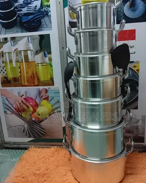 Tornado 14pcs Stainless Steel Sufuria Cooking Pot Set