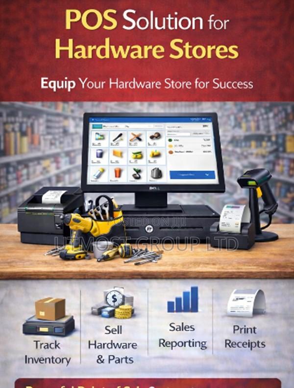 Hardware Business Pos System for Sales and Reports (Software Only) - main view