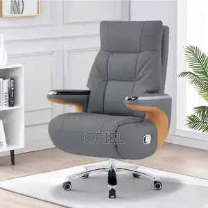 Office Chair : Executive Reclining Ergonomic Office Leather Chair