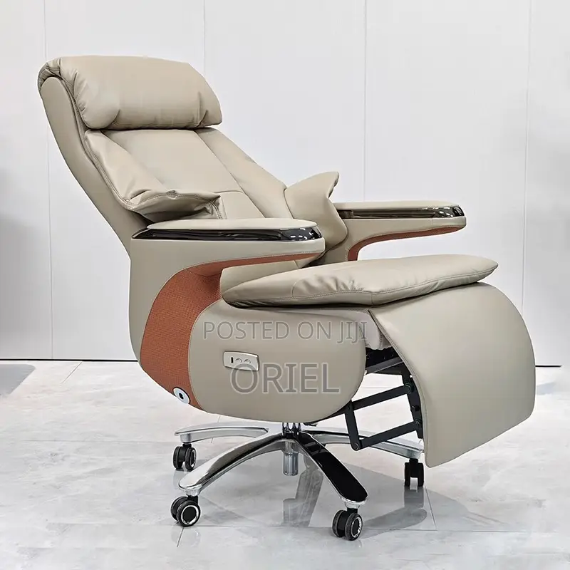 Office Chair : Executive Reclining Ergonomic Office Leather Chair