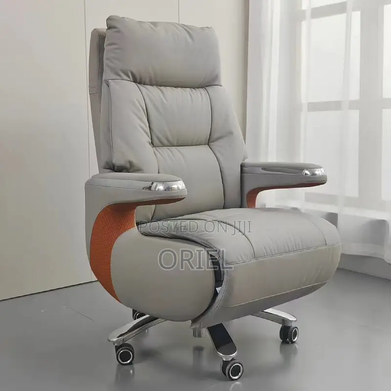 Office Chair : Executive Reclining Ergonomic Office Leather Chair