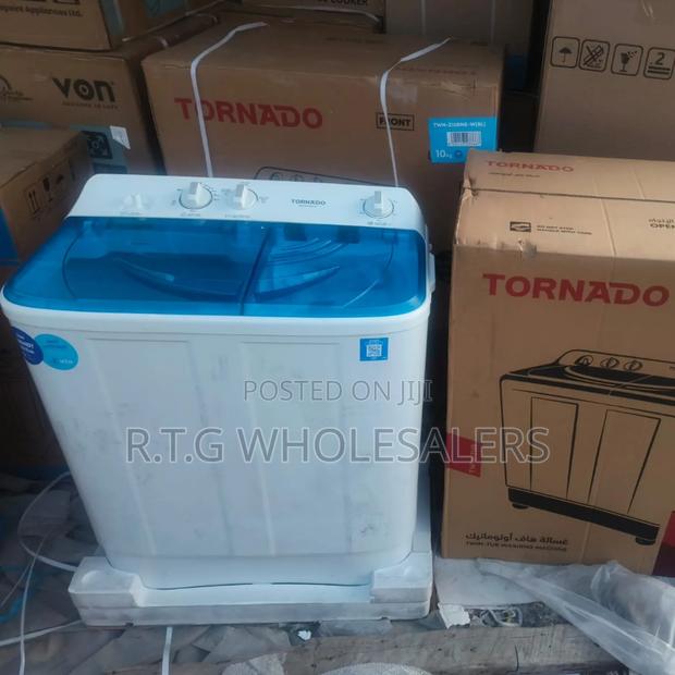 Tornado 10kg Twin Tub Top Load Washer Spin Dryer - main view