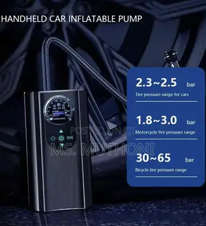 Universal Portable Car Tire Inflator Air Pump ( Cigar Lighter Plug )