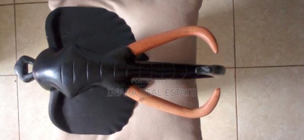 Elephant Sculpture Wooden Head - thumbnail 7
