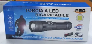 Telescopic Zoom Security Flashlight