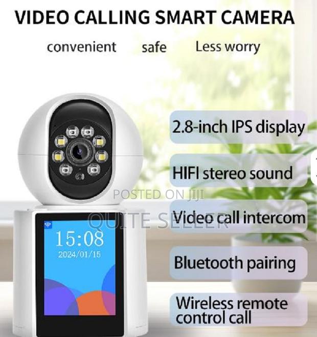 Video Call Smart Camera With 2way Audio Wifi Rechargable