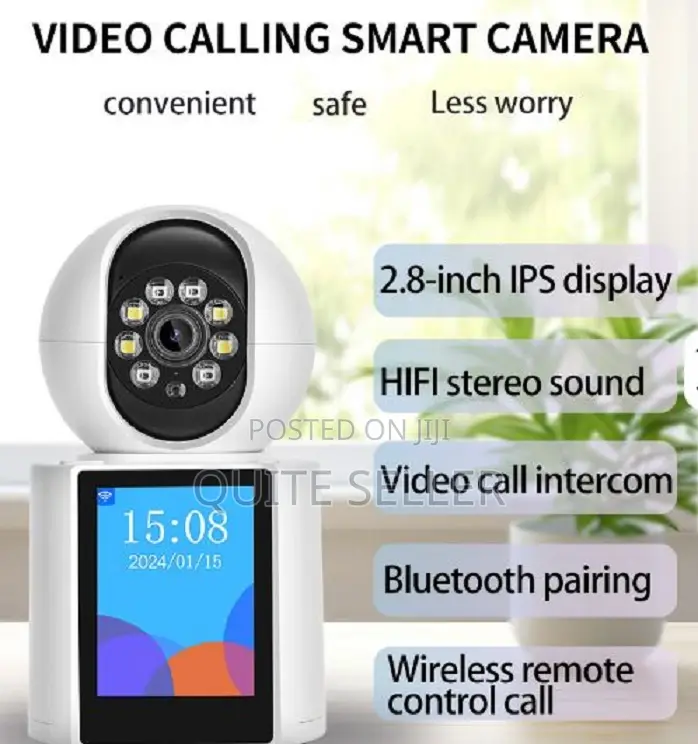 Video Call Smart Camera With 2way Audio Wifi Rechargable