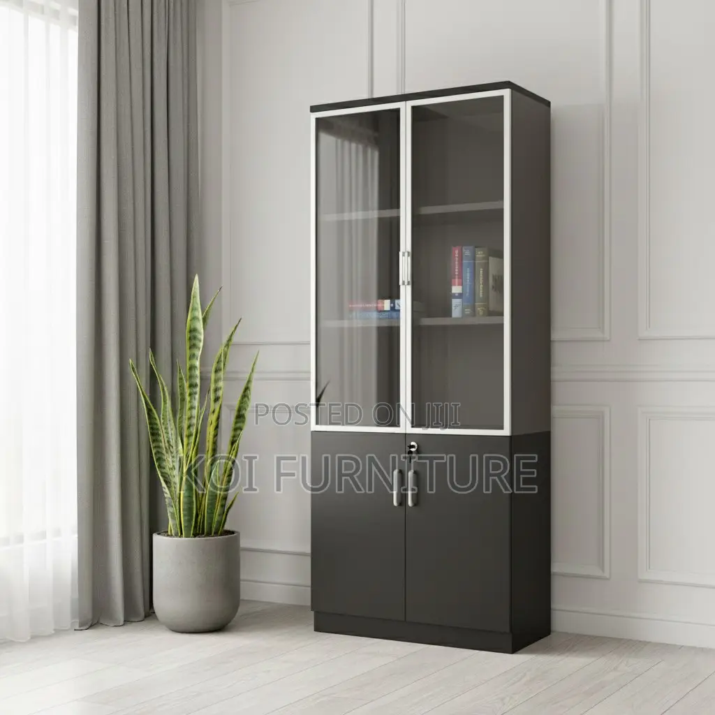 Office Cabinet; Two Doors Wooden Executive Filing Cabinet