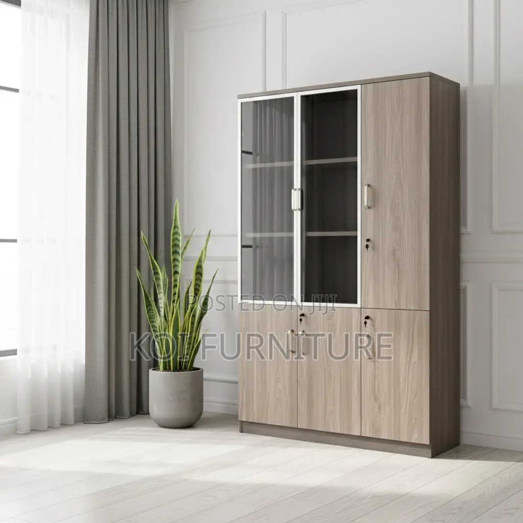 Office Cabinet; Two Doors Wooden Executive Filing Cabinet