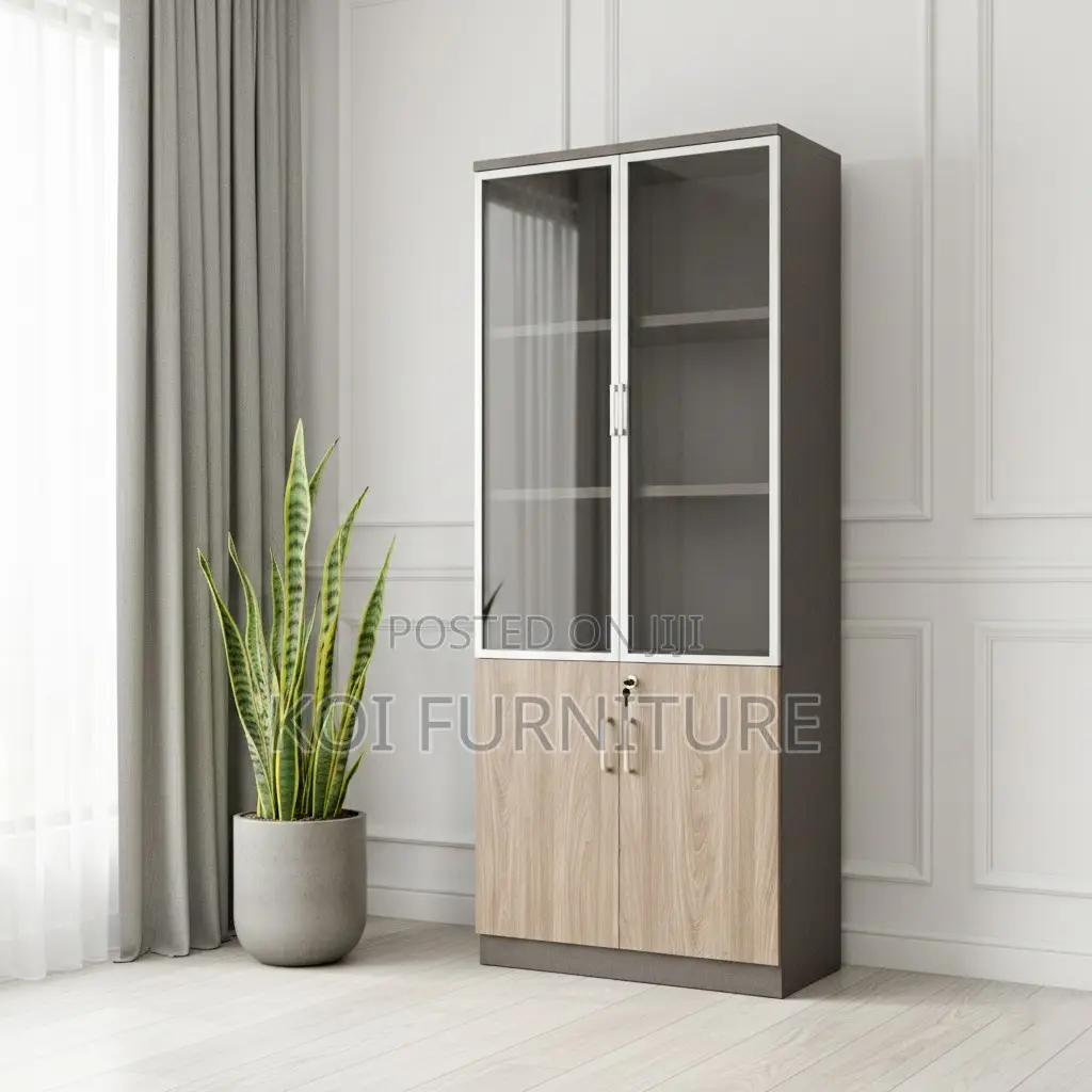 Office Cabinet; Two Doors Wooden Executive Filing Cabinet