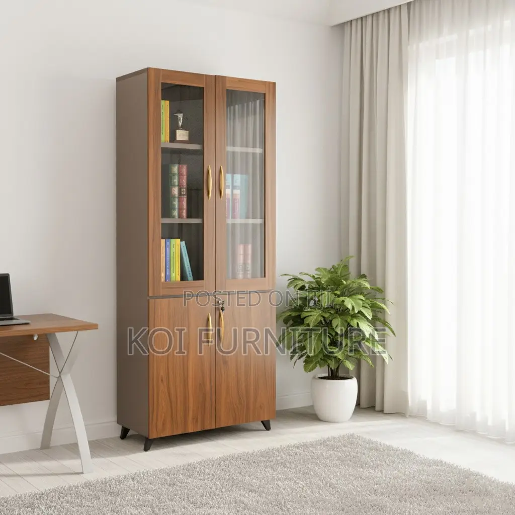 Office Cabinet; Two Doors Wooden Executive Filing Cabinet