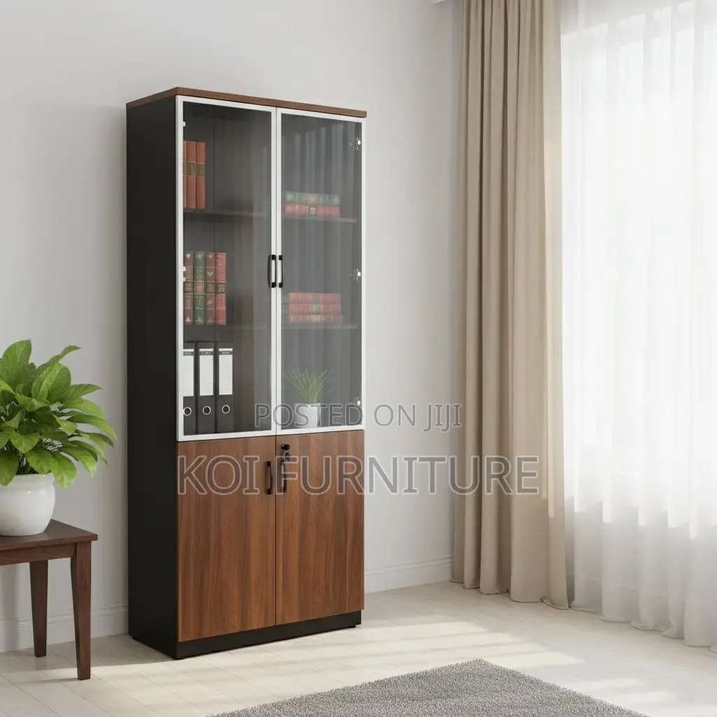 Office Cabinet; Two Doors Wooden Executive Filing Cabinet