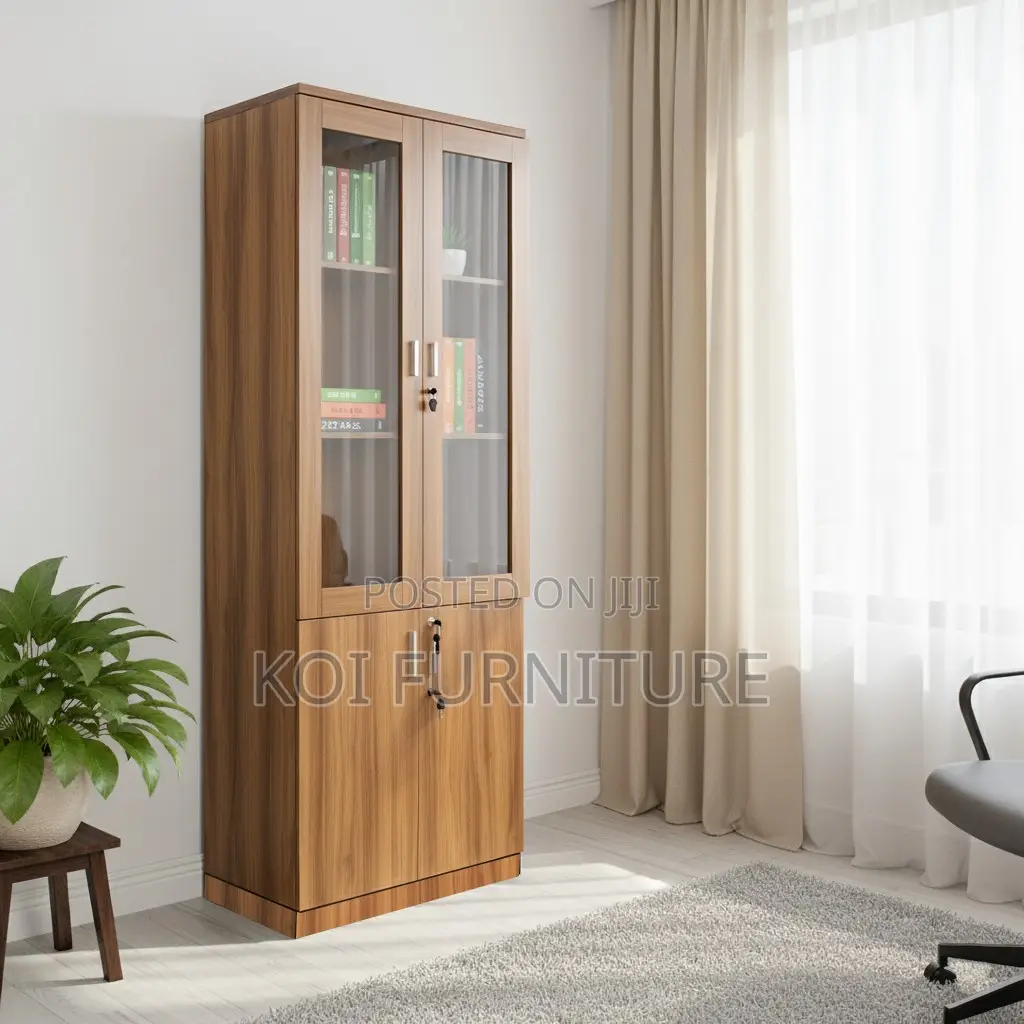 Office Cabinet; Two Doors Wooden Executive Filing Cabinet
