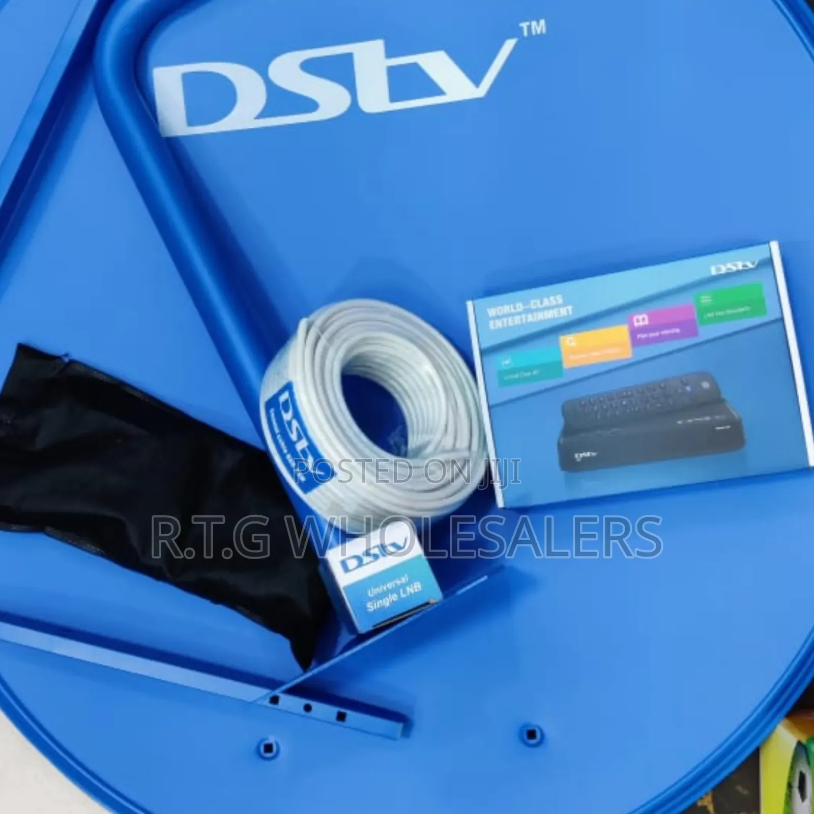 Complete DSTV Satellite Kit With Dish, LNB Cables