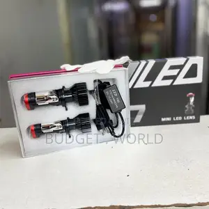 23. Y7 Led Headlight Bulbs H4 Plug and Play Mini Projector