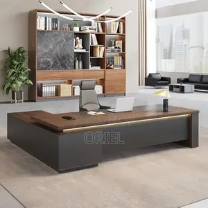 Office Desk : 2-Metres Executive L-Shaped Office Desk