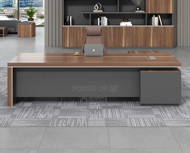 Office Desk : 2-Metres Executive L-Shaped Office Desk