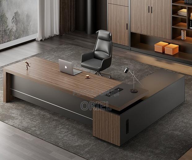 Office Desk : 2-Metres Executive L-Shaped Office Desk - thumbnail 8