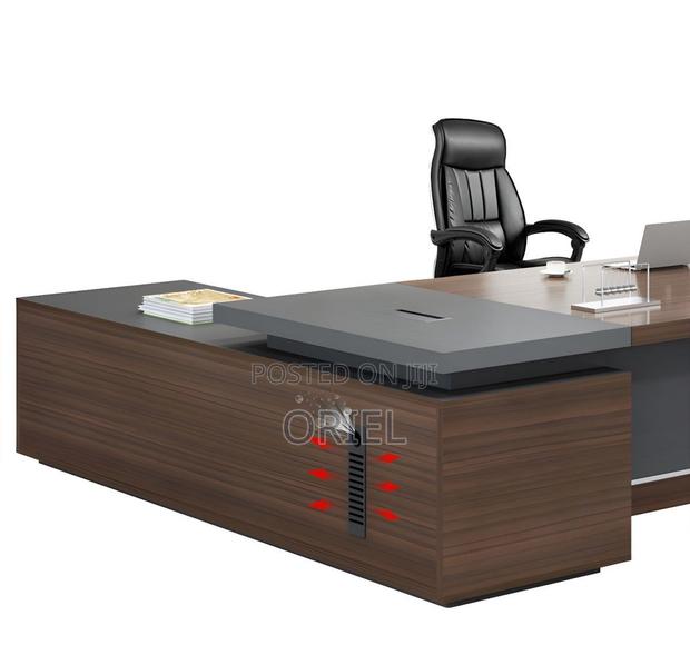 Office Desk : 2-Metres Executive L-Shaped Office Desk - thumbnail 12