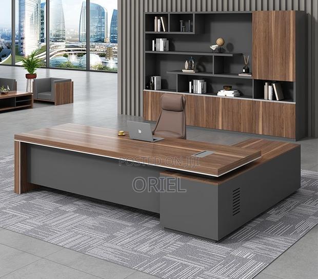 Office Desk : 2-Metres Executive L-Shaped Office Desk - thumbnail 11