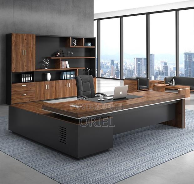 Office Desk : 2-Metres Executive L-Shaped Office Desk - thumbnail 13