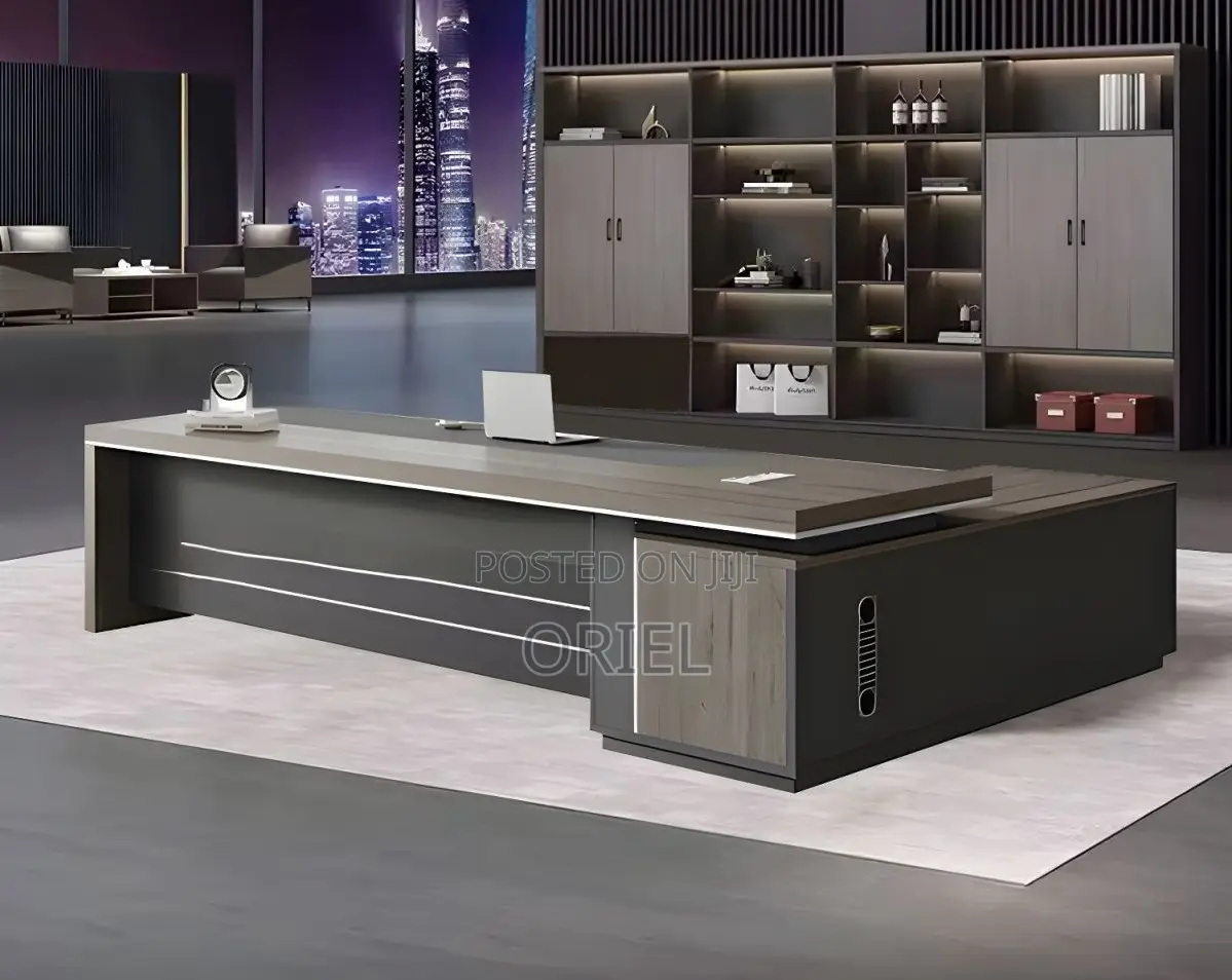 Office Desk : 2-Metres Executive L-Shaped Office Desk