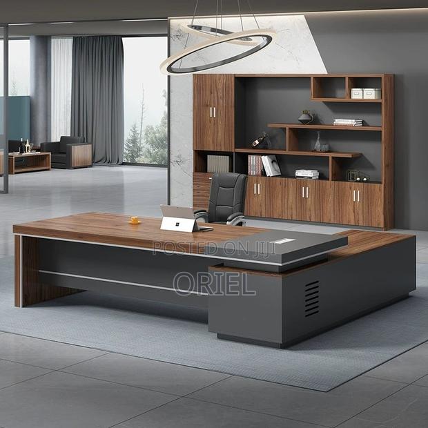 Office Desk : 2-Metres Executive L-Shaped Office Desk - thumbnail 20