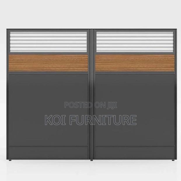 Office Workstation; Four Users MDF Office Station Desks - thumbnail 4