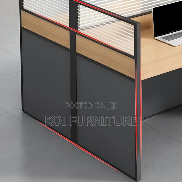 Office Workstation; Four Users MDF Office Station Desks - thumbnail 7