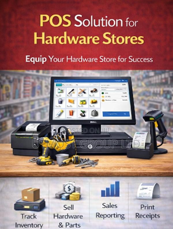Hardware Store Pos System Complete Set With Printer and Scanner - main view