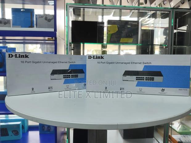 D-Link DGS-F1016 16-Port Unmanaged Ethernet Switch