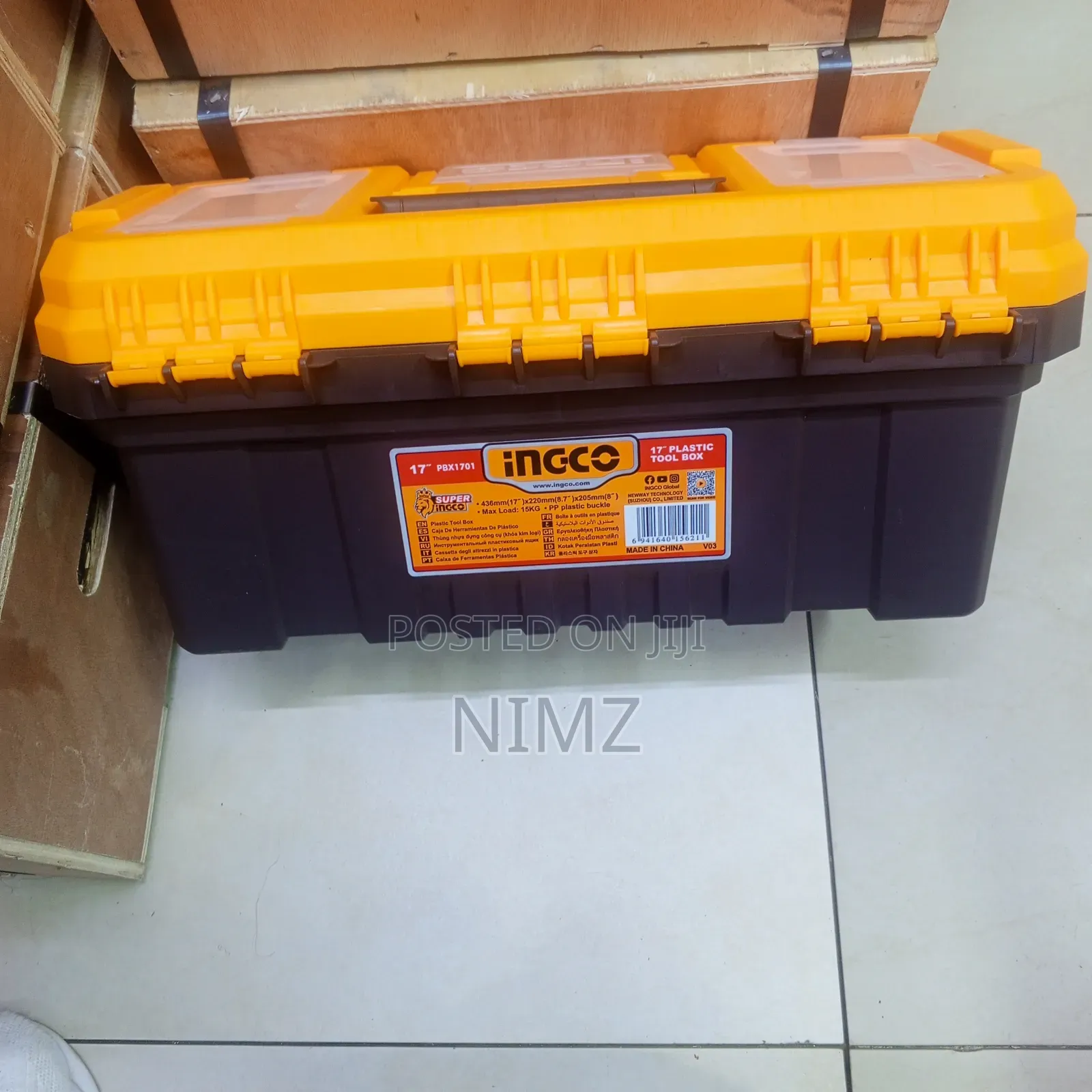 17" Plastic Tool Box Ingco