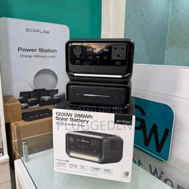 Ecoflow River 3 Plus Portable Power Station and Extra Battery - main view