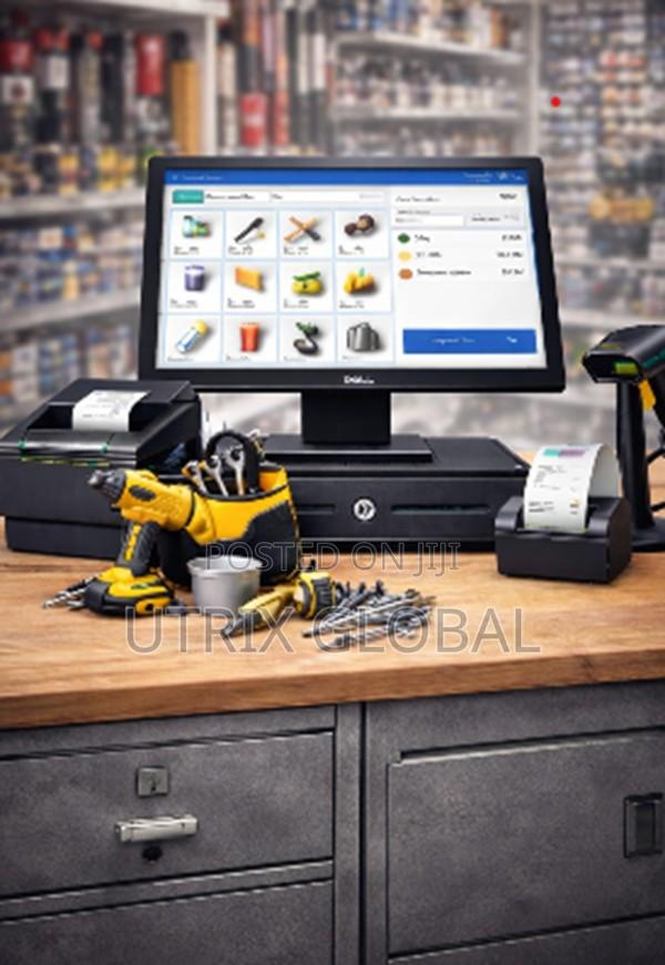 Hardware Store Pos For Cement Tools And Building Materials