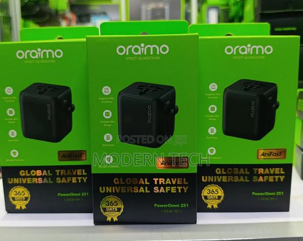 Oraimo Poweromni 251 Multi-Plug Travel Converter - main view