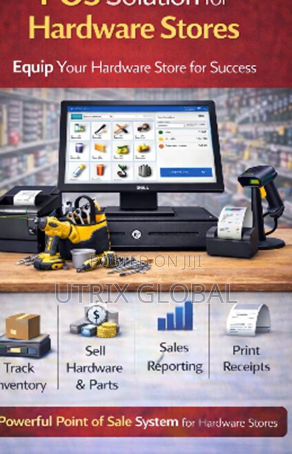 Hardware Pos System With Daily Sales Reports - main view