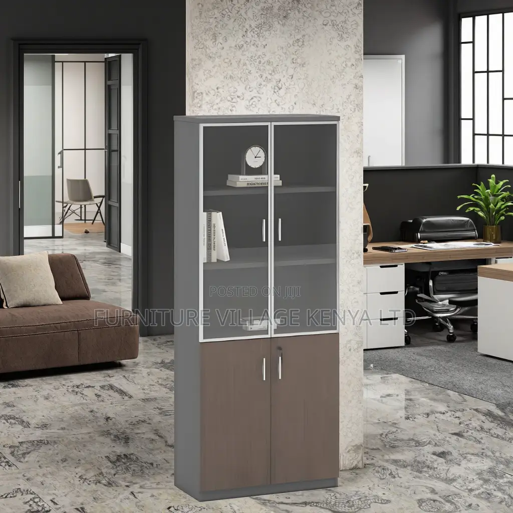 Office Cabinet; 2- Door Wooden Office Storage Cabinet