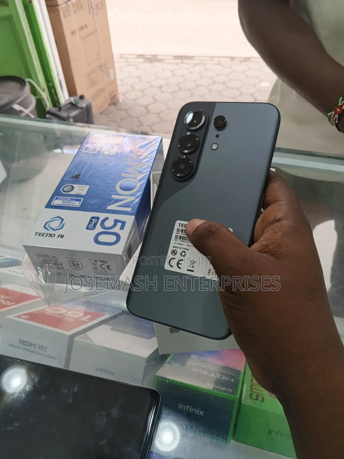 New Tecno Camon 50 256 GB Black