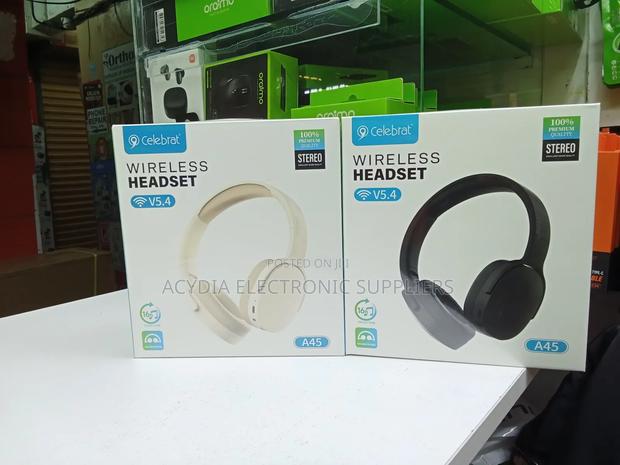 Celebrat Wireless Headphones A45 16 Hours Music Tume