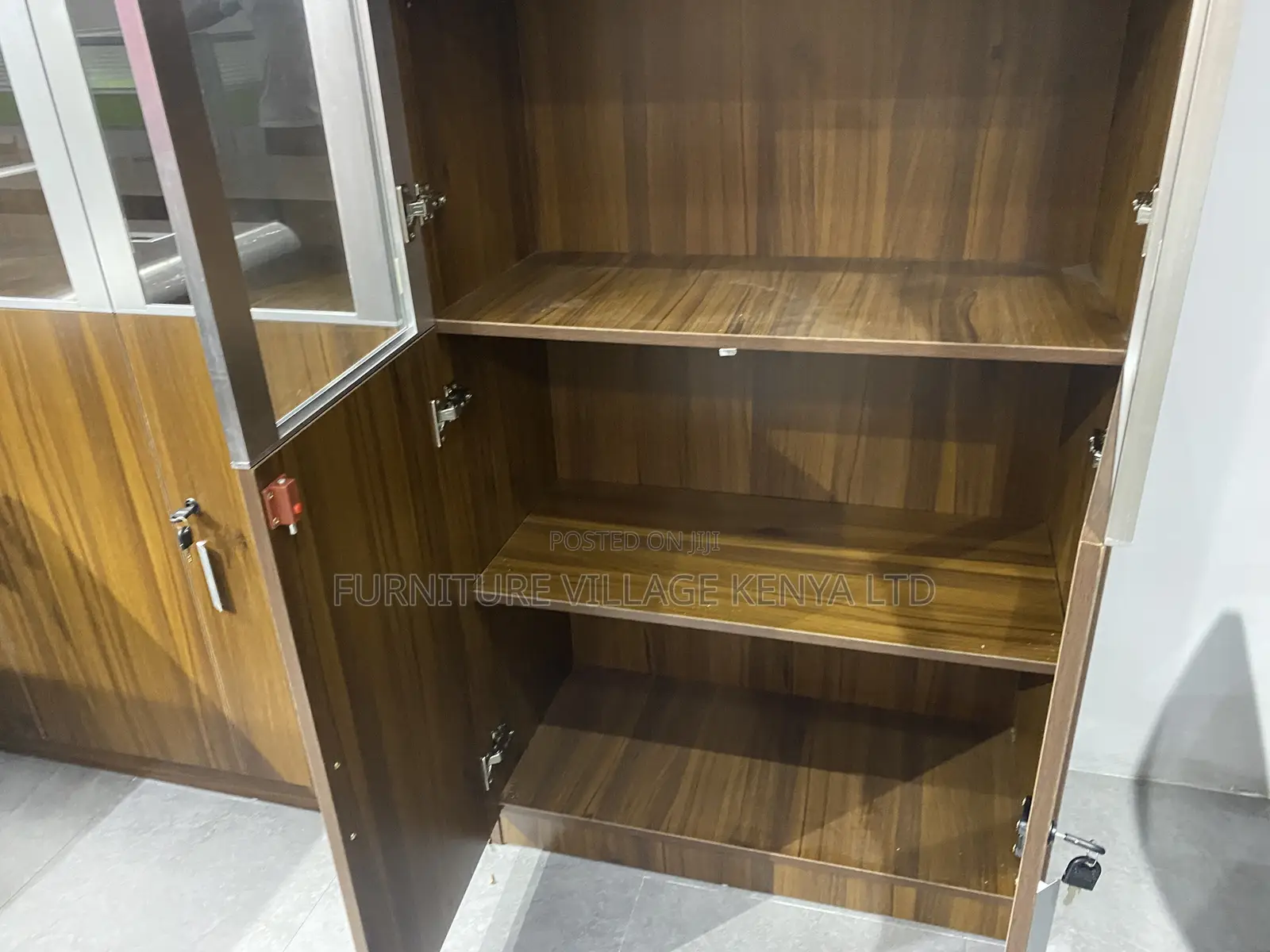Office Cabinet; 2- Door Wooden Office Storage Cabinet