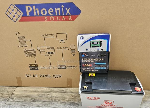 All Weather 150w Solar Kit System - main view