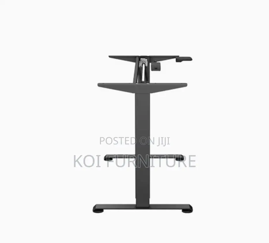 Office Desk; 1.2m Brown Electric Height Adjustable Height Desk