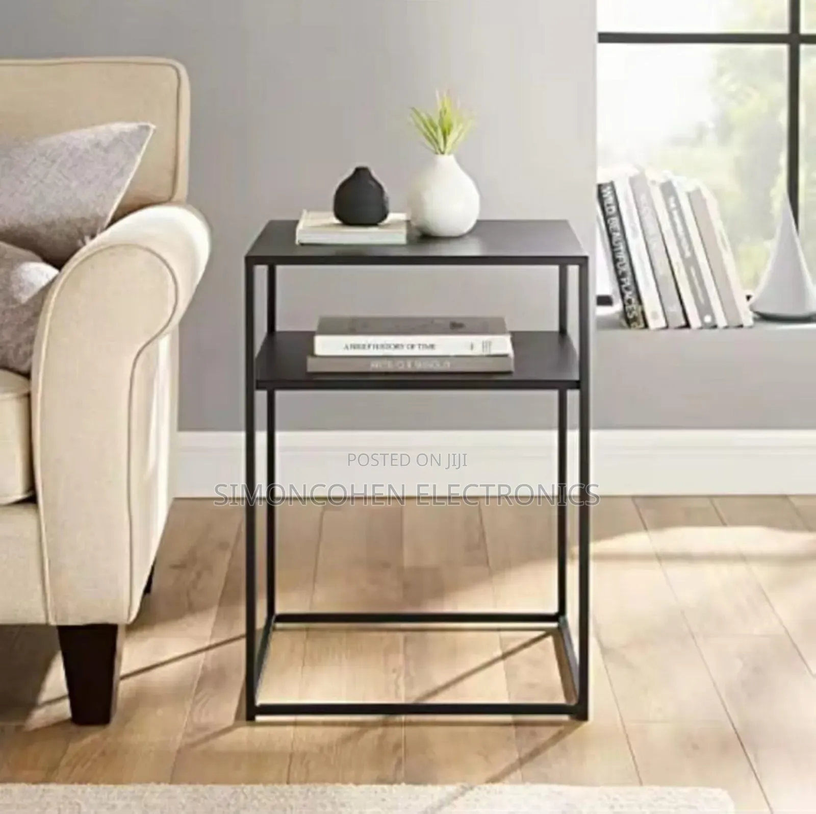 2 Layers Nordic Metallicside Table/Bedside//Desk Side
