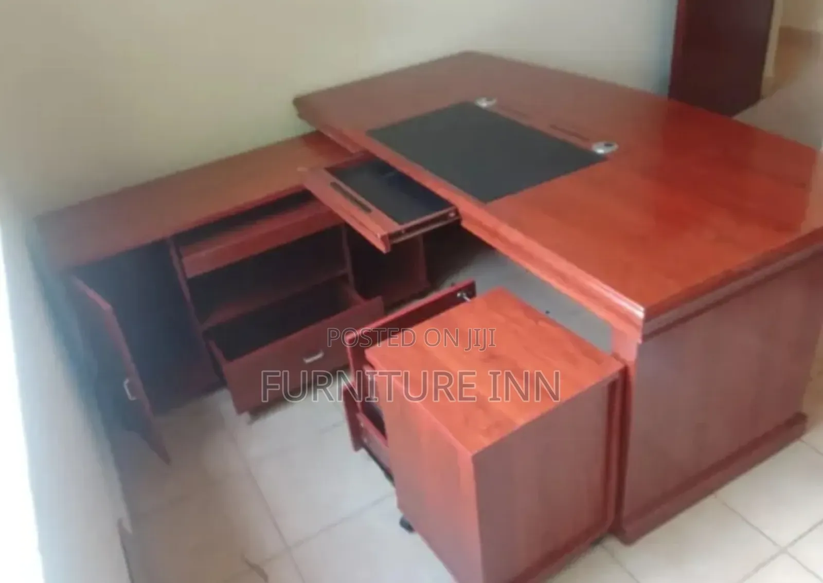 Office Table:Pure Mahogany 1.8m Office Table