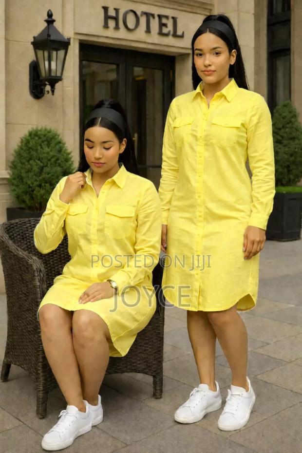 Linen Shirt Dress