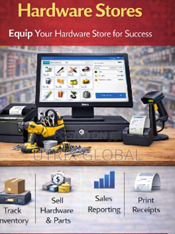 Powerful Hardware Store Pos With Stock Reports - main view