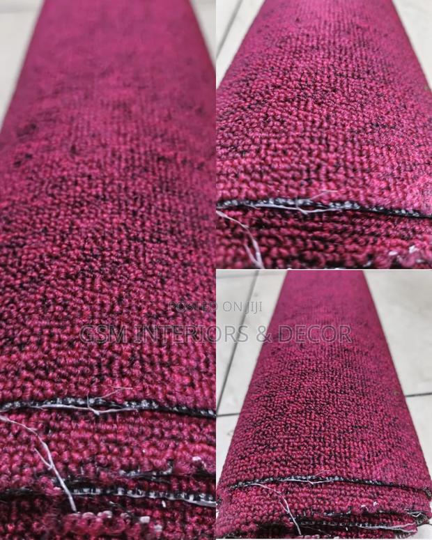 Maroon Burgandry Wall to Wall Carpets for Office and Church