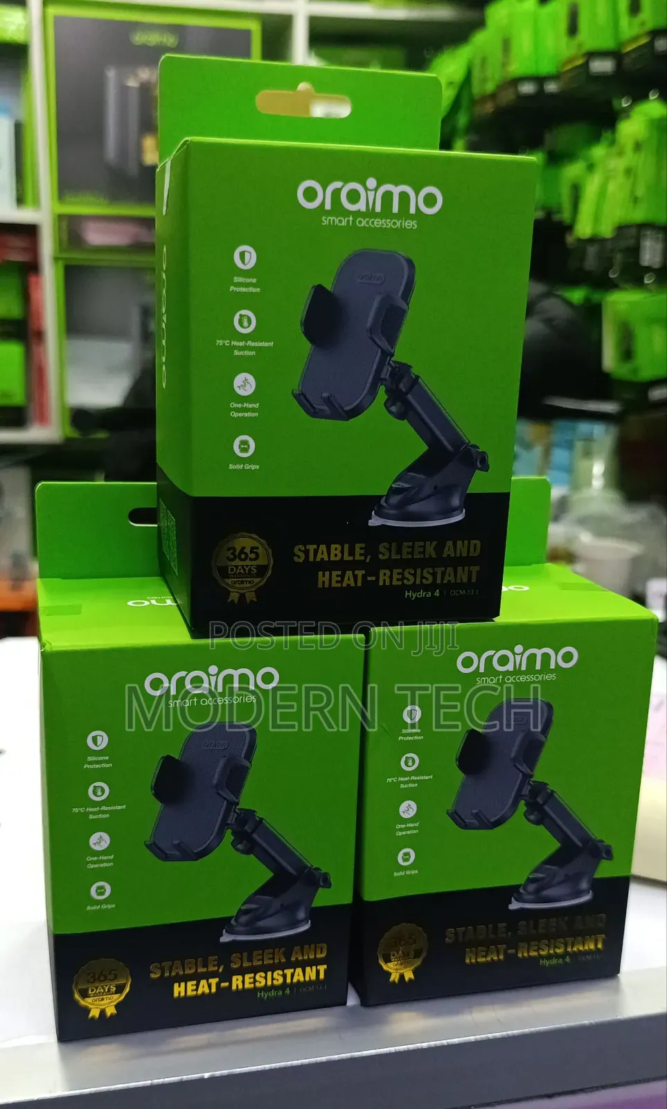Oraimo Hydra 4 Flexible Car Phone Mount